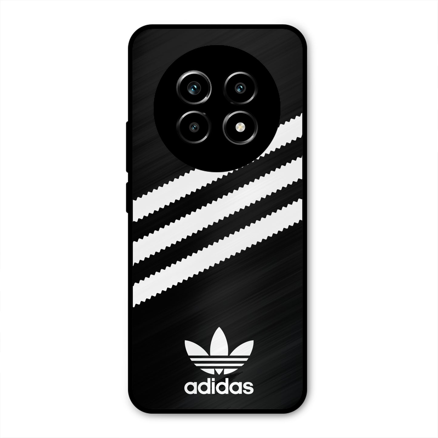 ADIDAS BLACK WHITE STRIPEWAVES PREMIUM GLOSSY PHONECASE FOR REALME 13 PRO