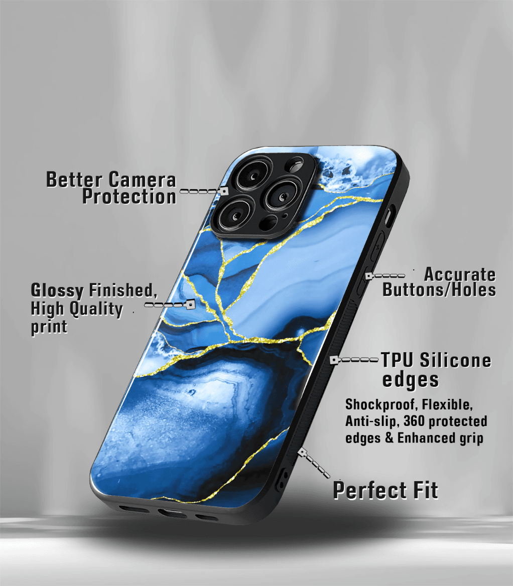 aesthetic bliss premium glossy phone case