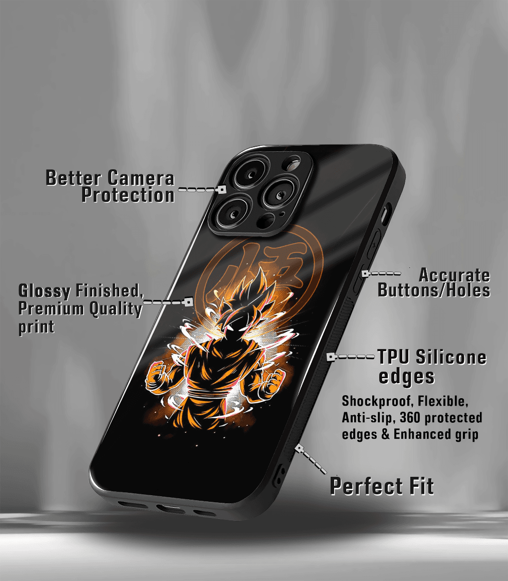 anime printed premium glossy phone case compatible for all phone models