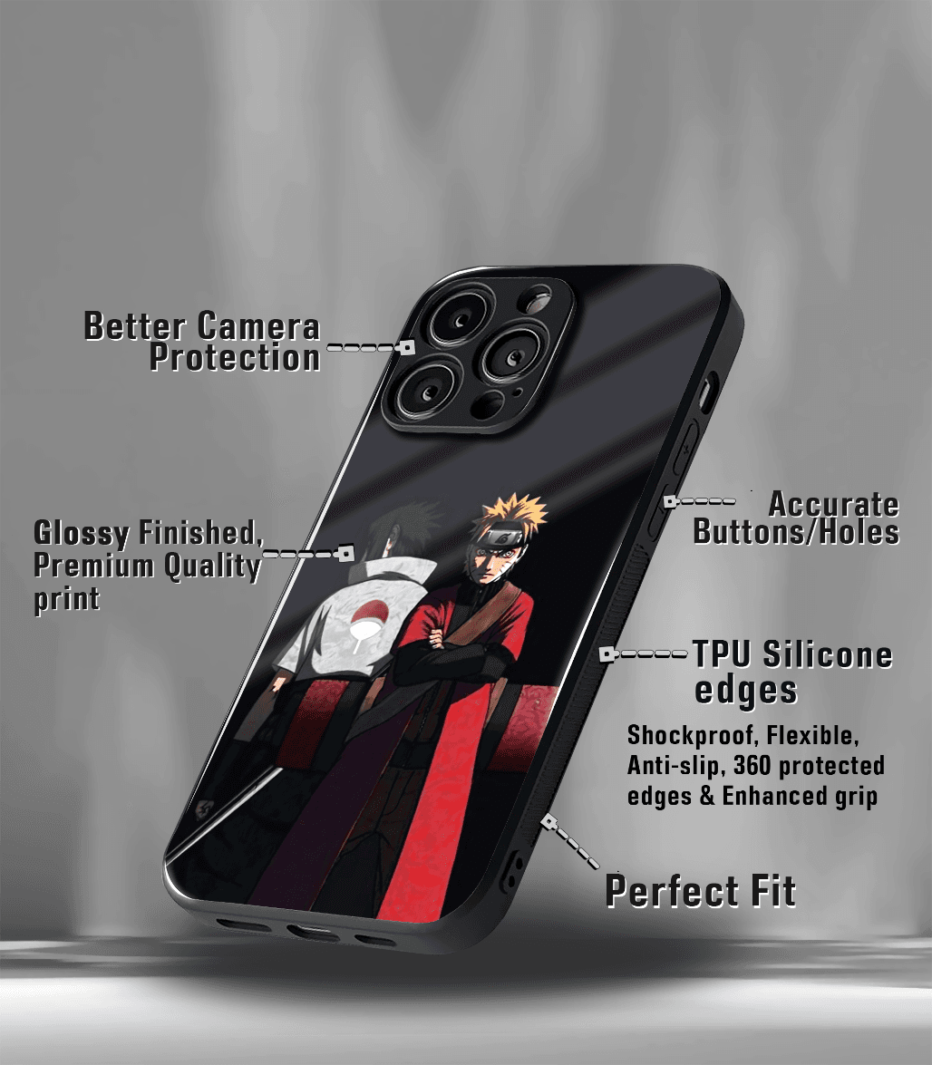 anime printed premium glossy phone case compatible for all phone models