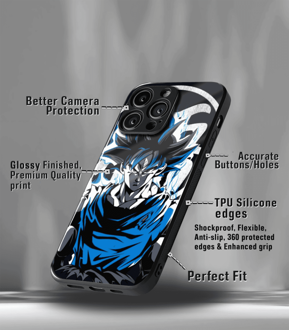 anime printed premium glossy phone case compatible for all phone models
