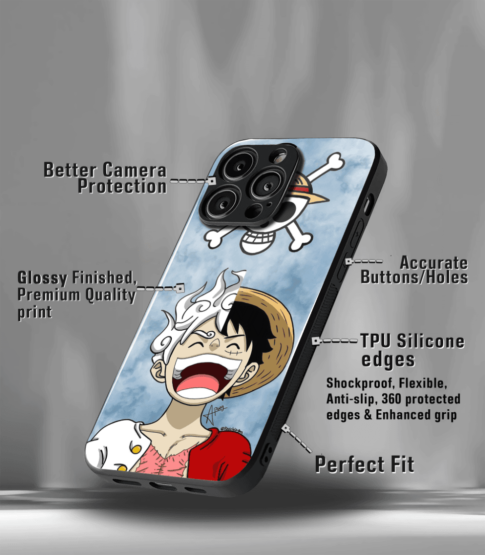 anime printed premium glossy phone case compatible for all phone models