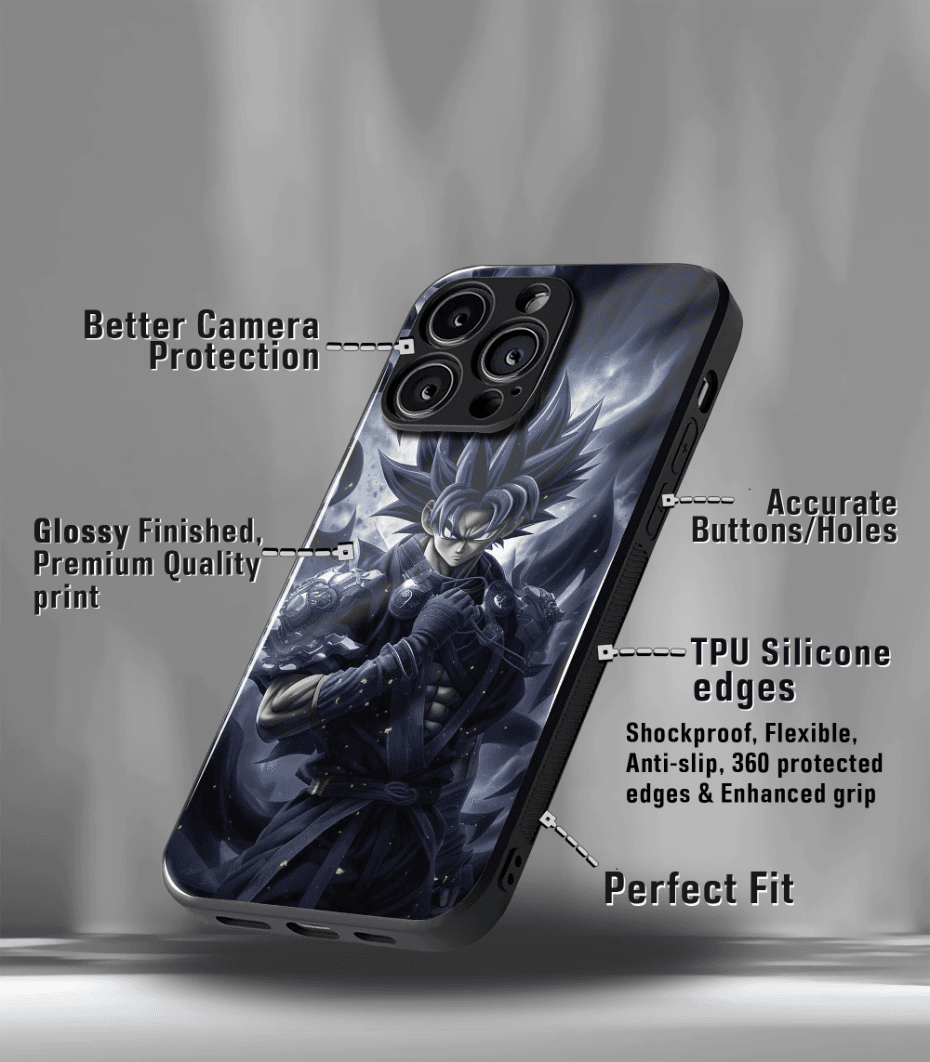 anime printed premium glossy phone case compatible for all phone models