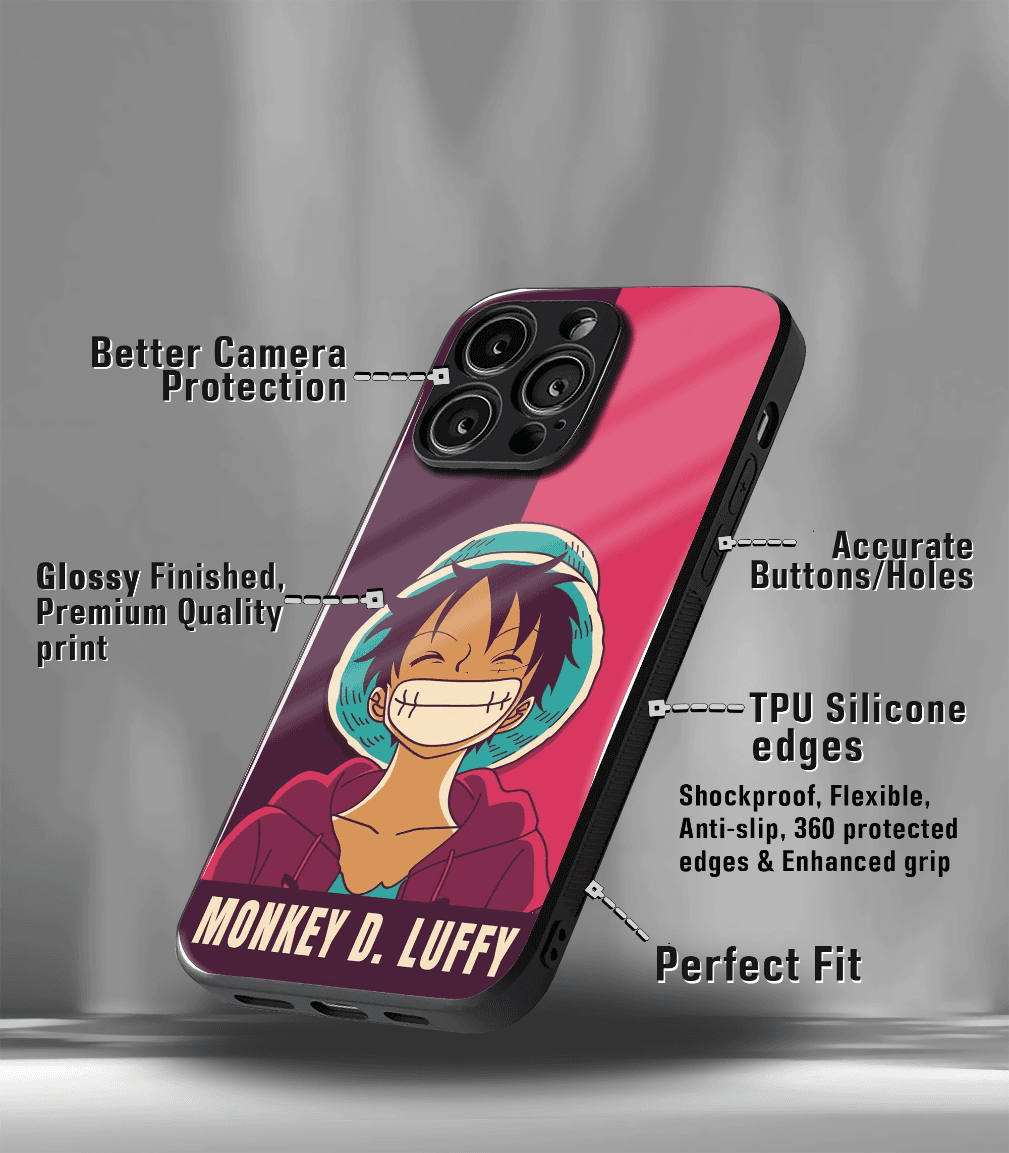 anime printed premium glossy phone case compatible for all phone models