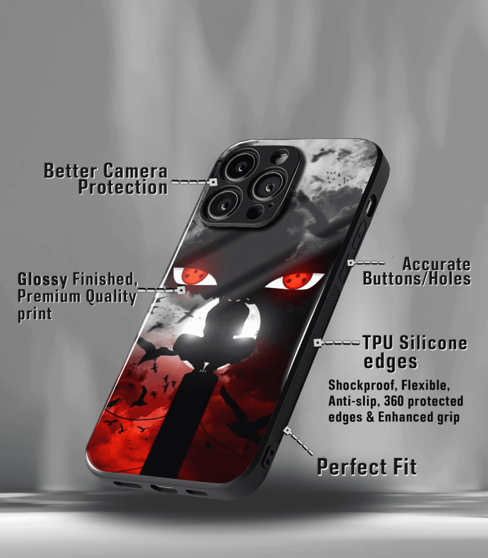 anime printed premium glossy phone case compatible for all phone models