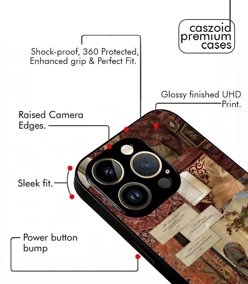 hijabi girl arabic fusion premium case
