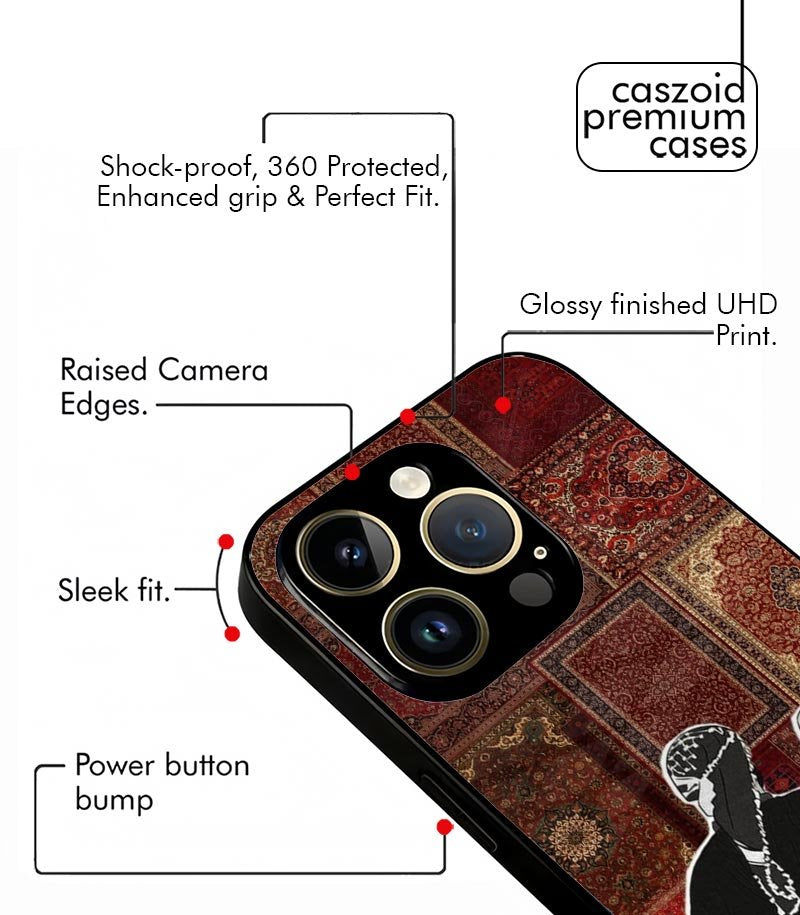 romantic couples arabic fusion aesthetic premium case