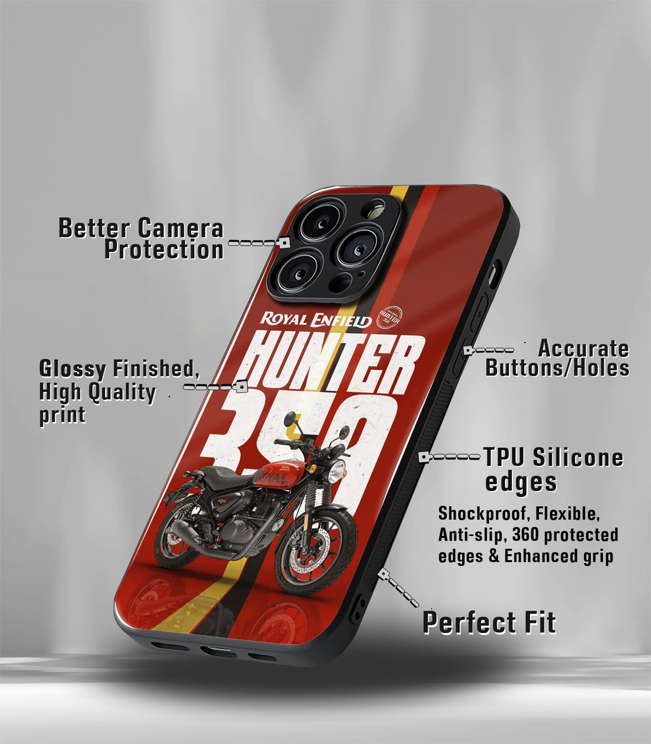 automotive premium glossy phone case compatible for every phone models.