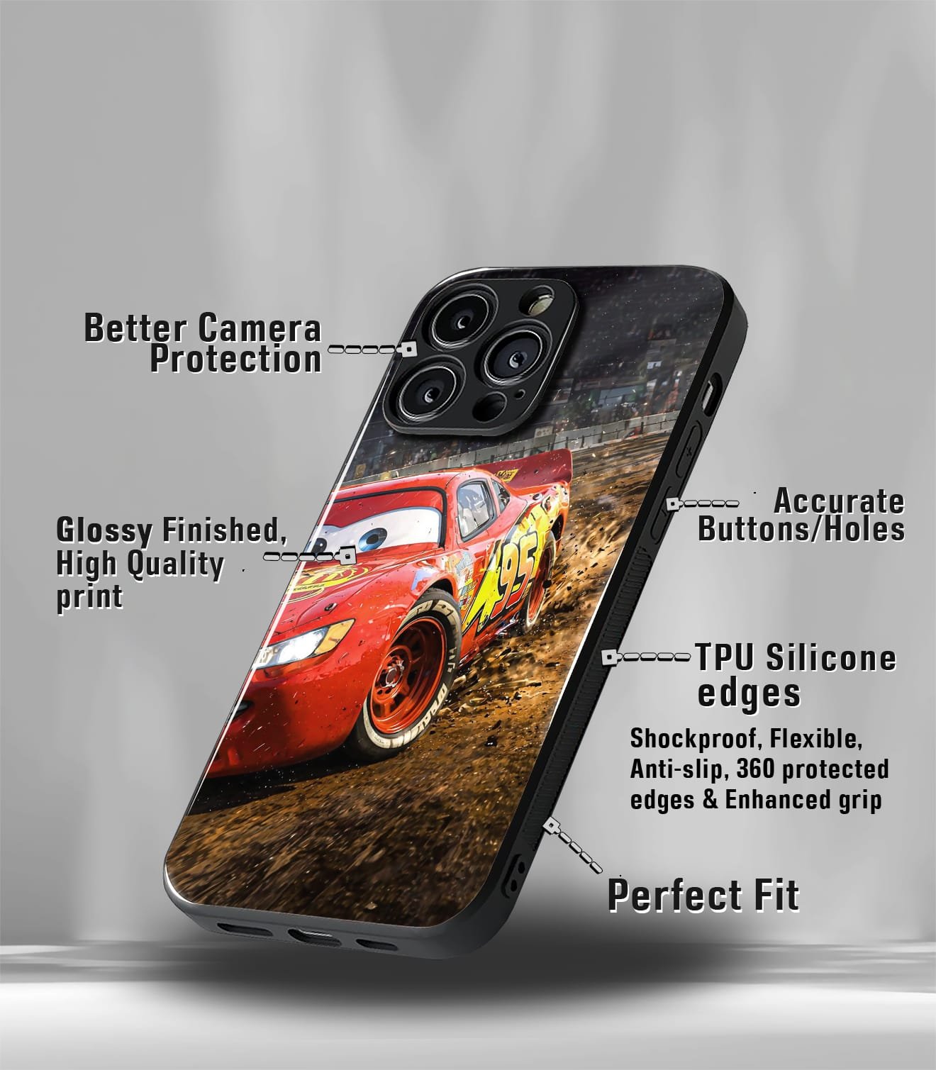 super car automotive premium glossy phone case compatible for every phone models.