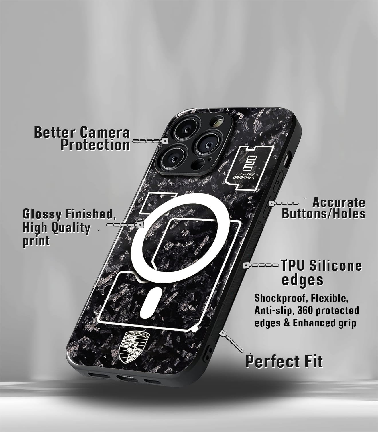 super car automotive premium glossy phone case compatible for every phone models.