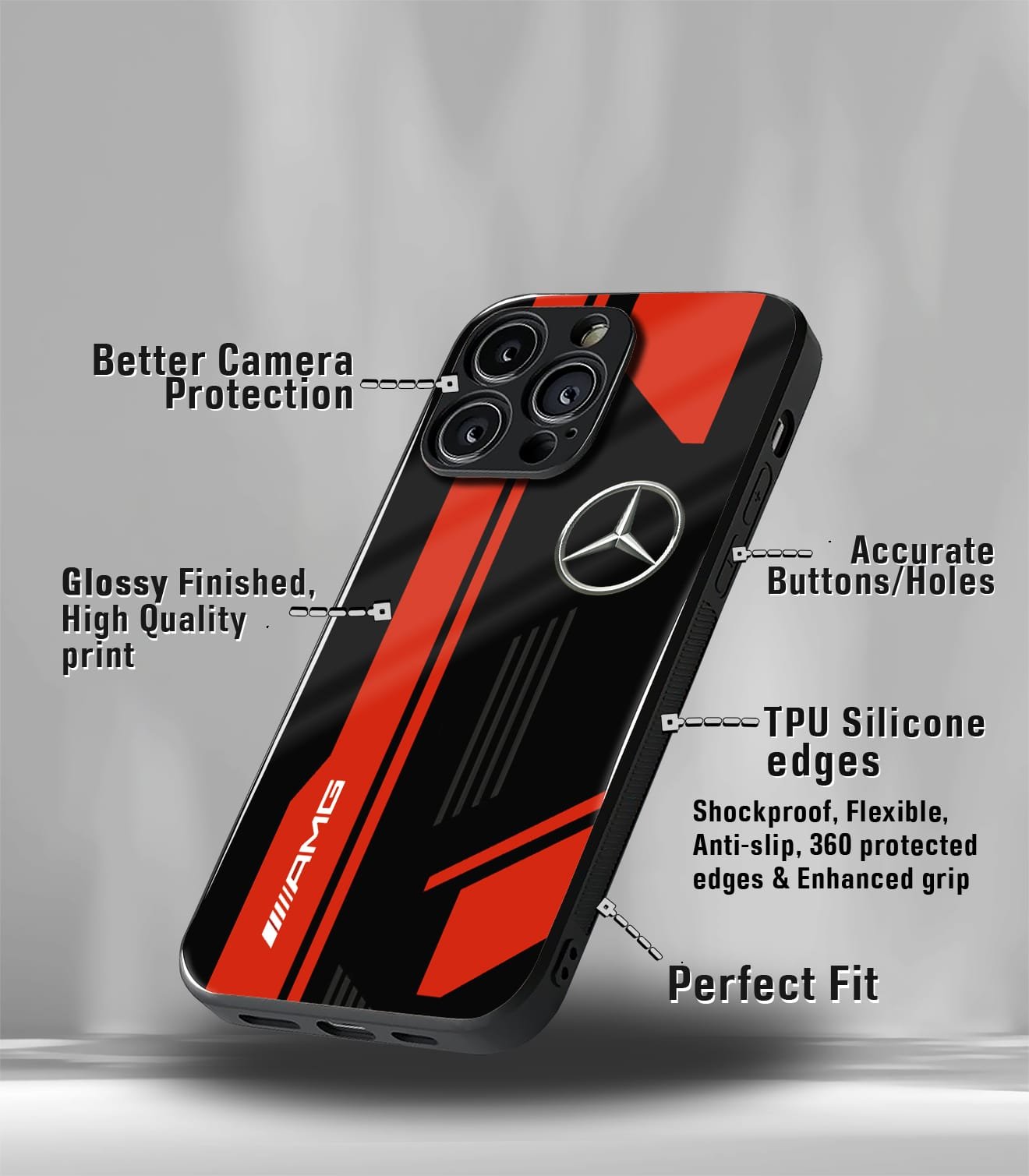 super car automotive premium glossy phone case compatible for every phone models.