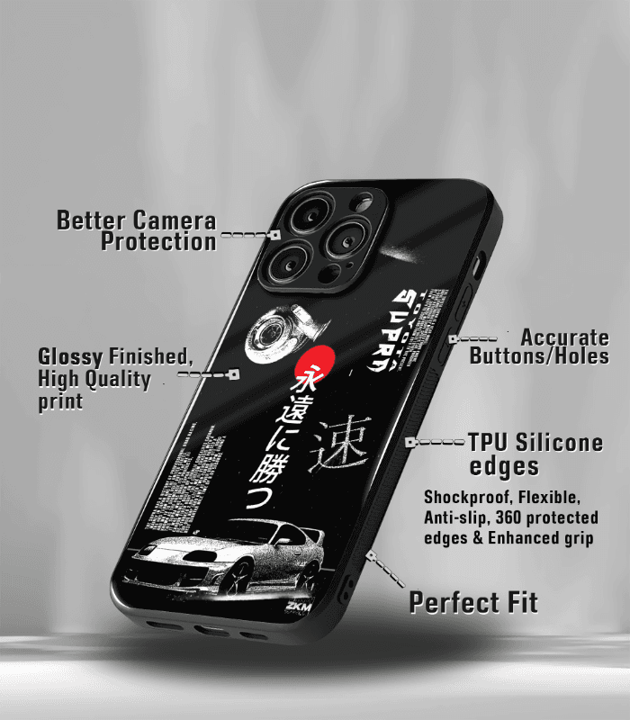 super car automotive premium glossy phone case compatible for every phone models.