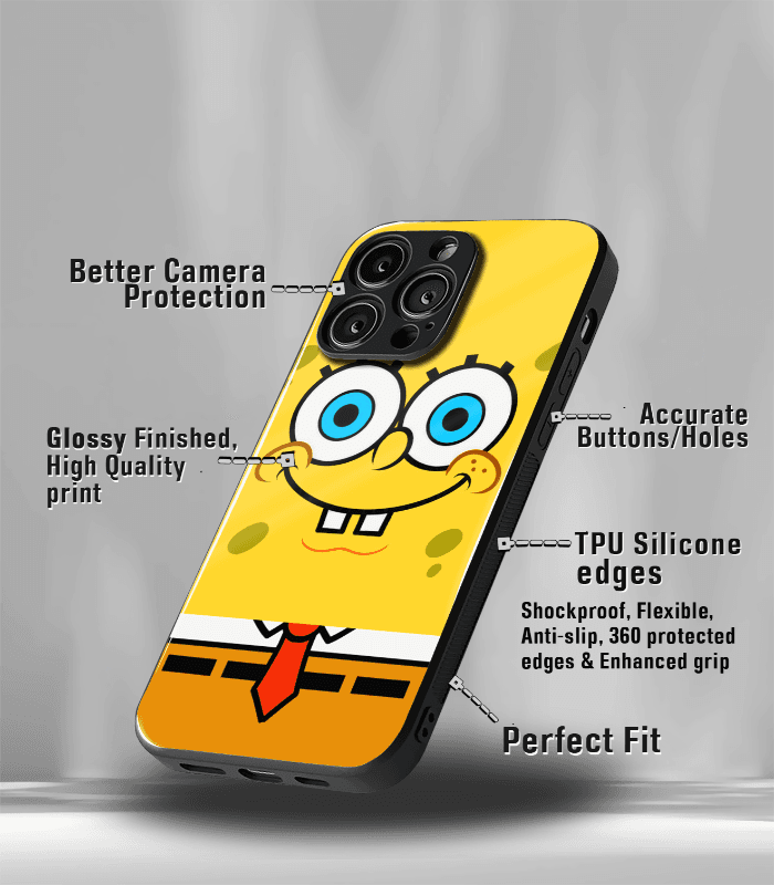 minion face premium glossy phone case