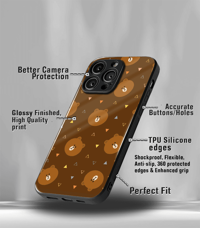 panda premium glossy phone case