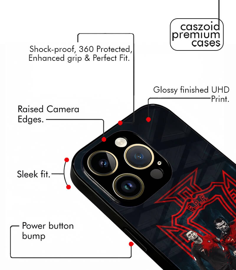 cr7 ronaldo goat fifa wc26 edition premium glossy phone case
