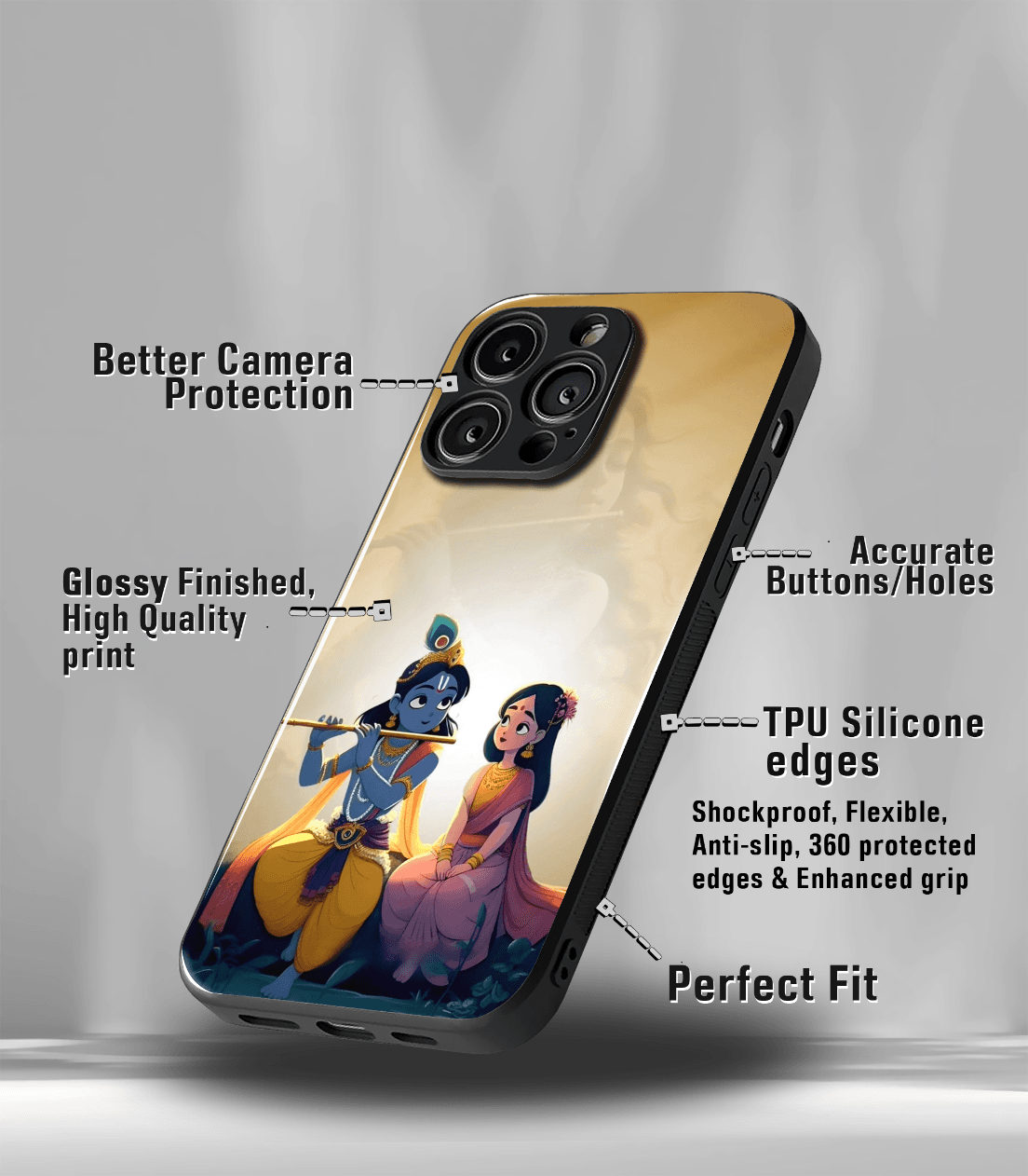 religious & spiritual hindu, islamic, christian god premium case