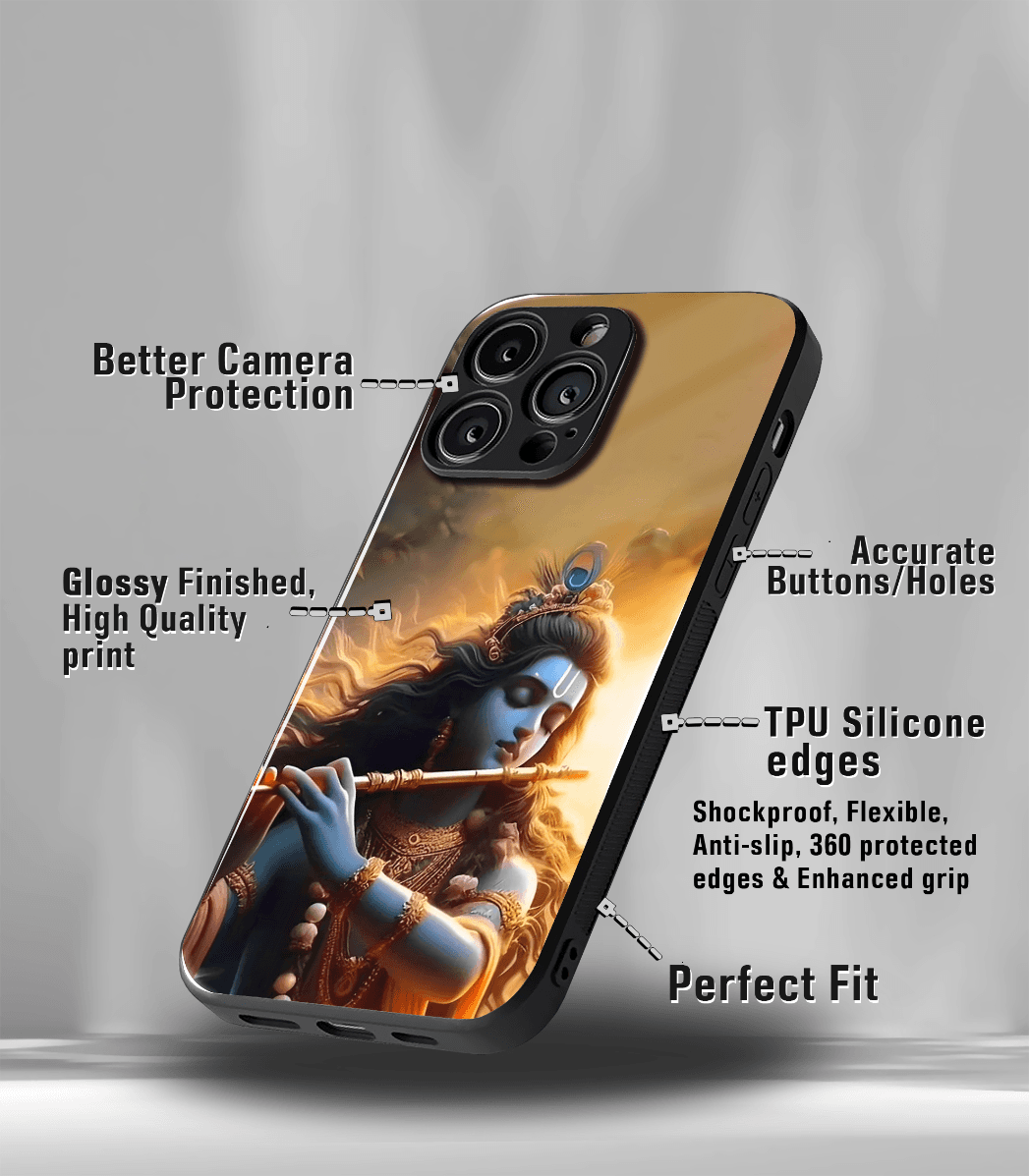 religious & spiritual hindu, islamic, christian god premium case