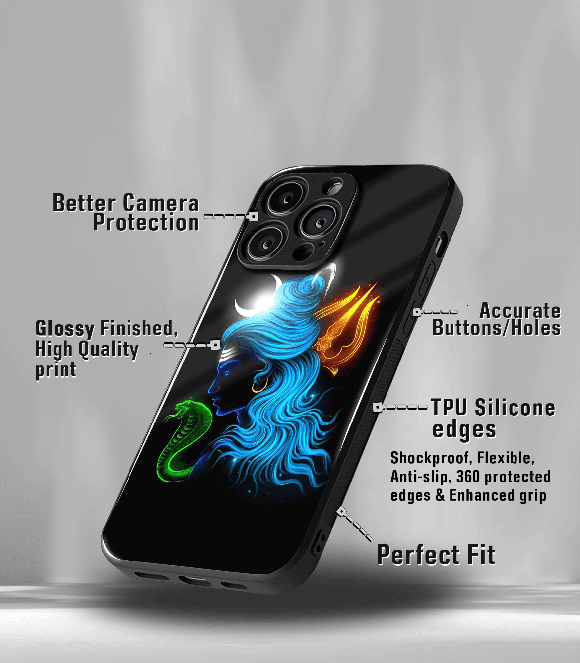 religious & spiritual hindu, islamic, christian god premium case