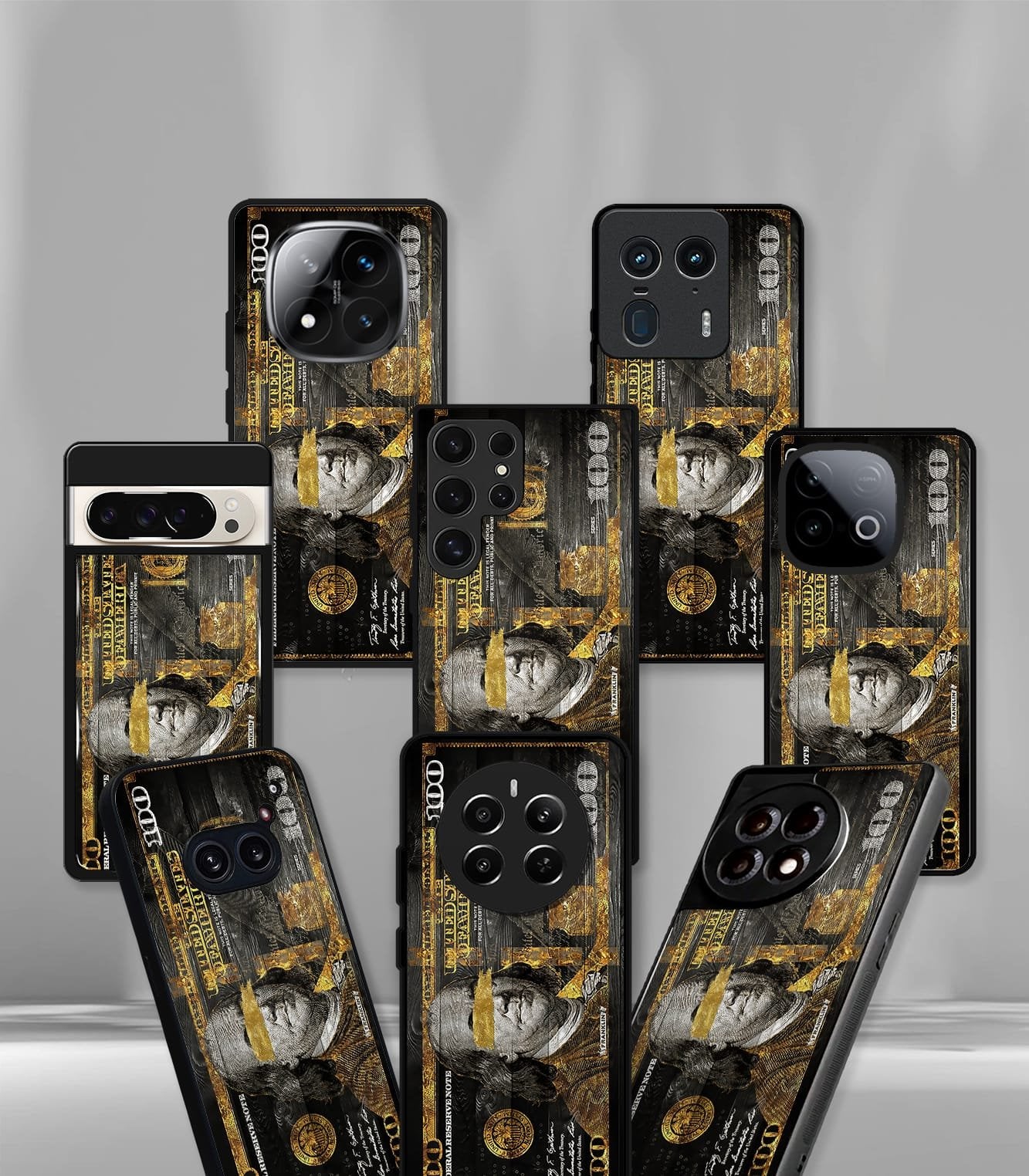 rich in dollar premium glossy phonecase