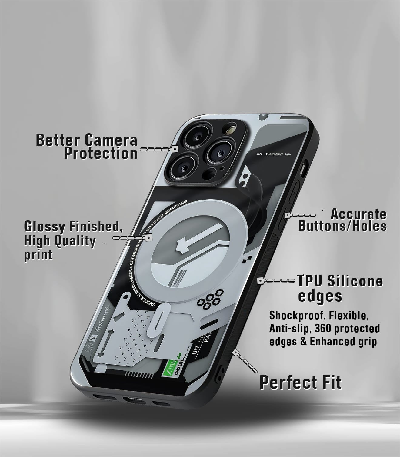 circuit & teardown magsafe printed premium case compatible for all models!
