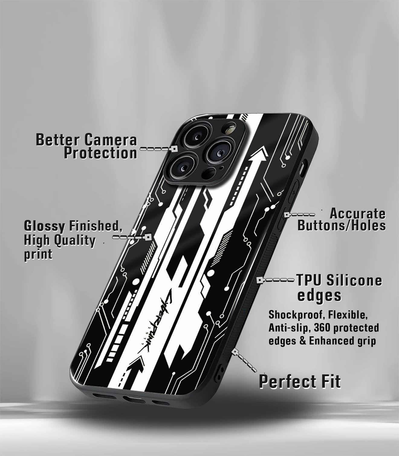 circuit & teardown magsafe printed premium case compatible for all models!