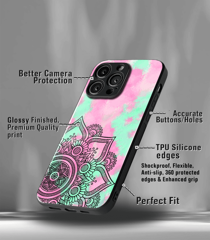 mandala art premium phone case
