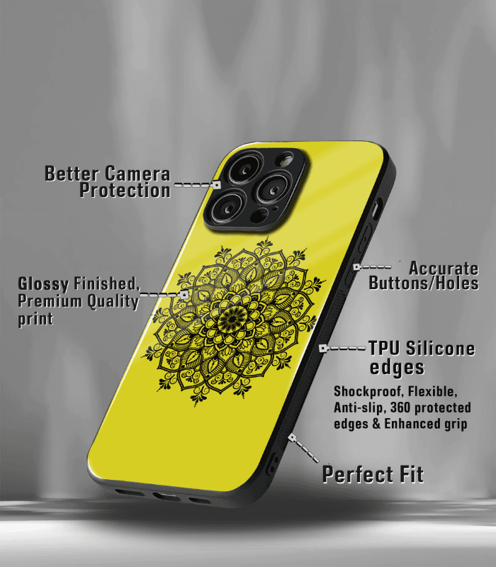 mandala art premium phone case