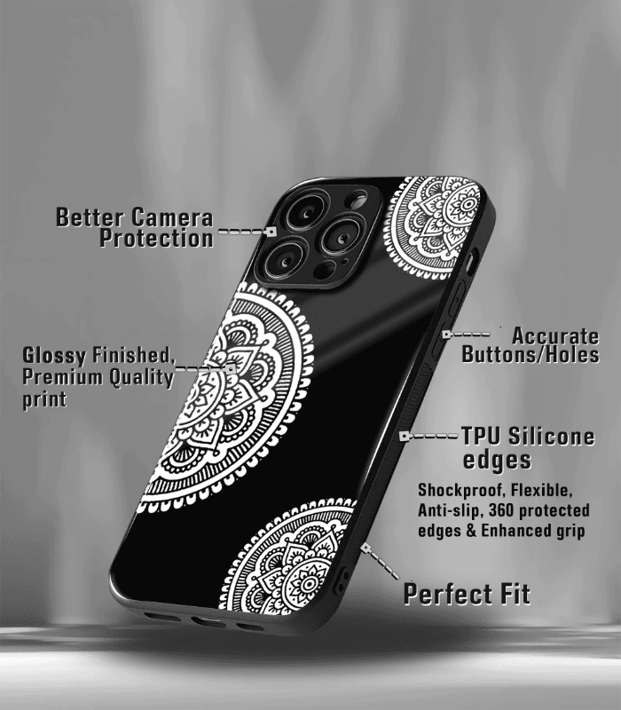 mandala art premium phone case
