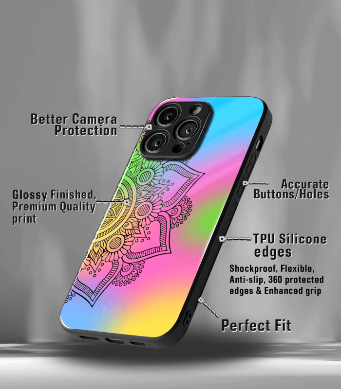 mandala art premium phone case
