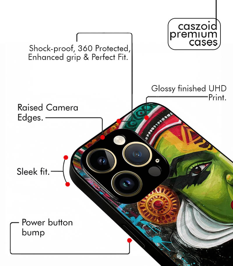 kadhakali malluverse edition premium glossy phone case