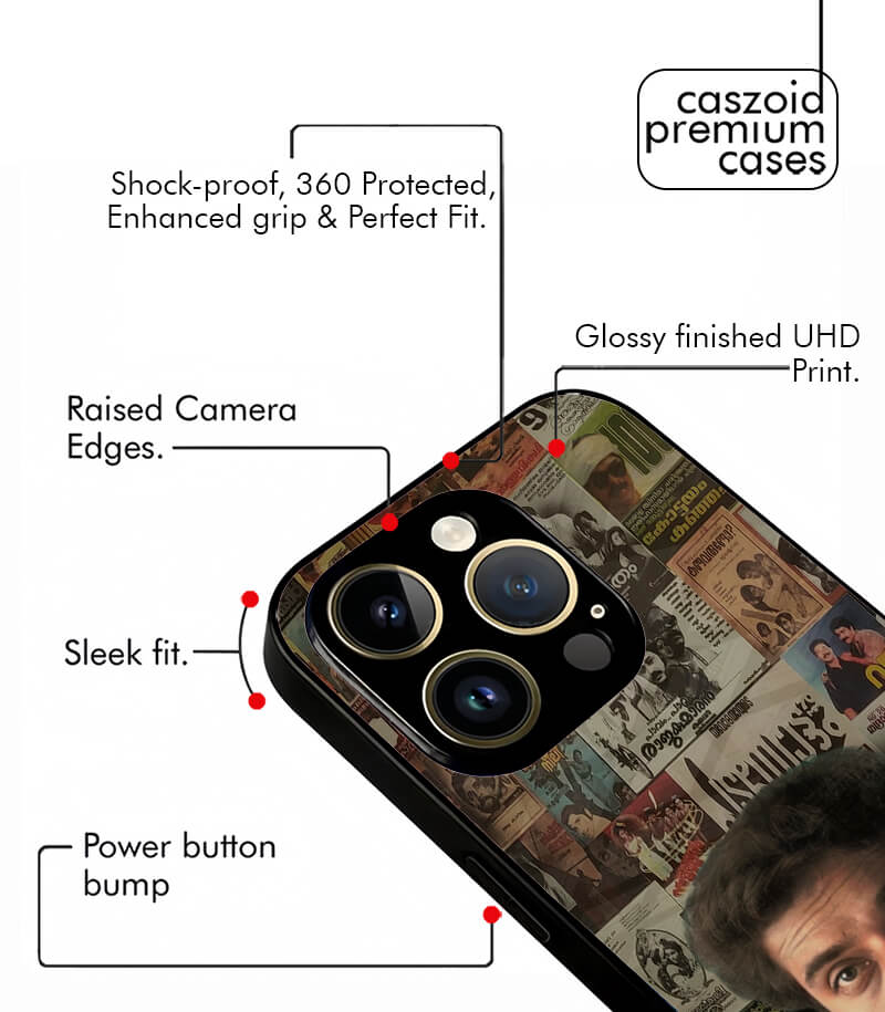vintage mammukka malluverse edition premium glossy phone case