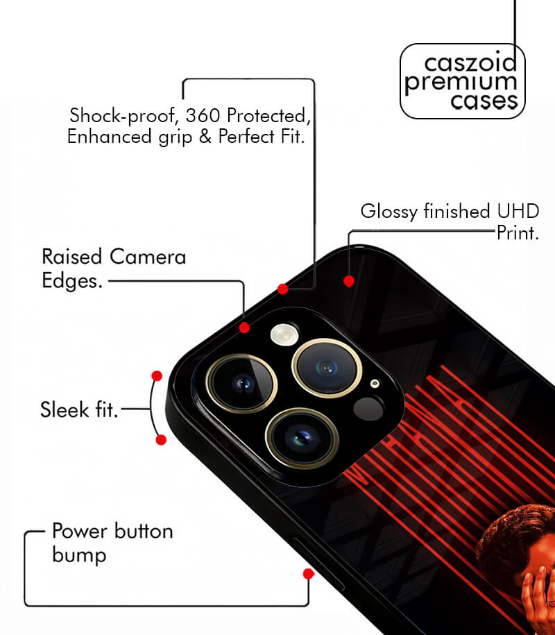 lalettan vintage malluverse edition premium glossy phone case