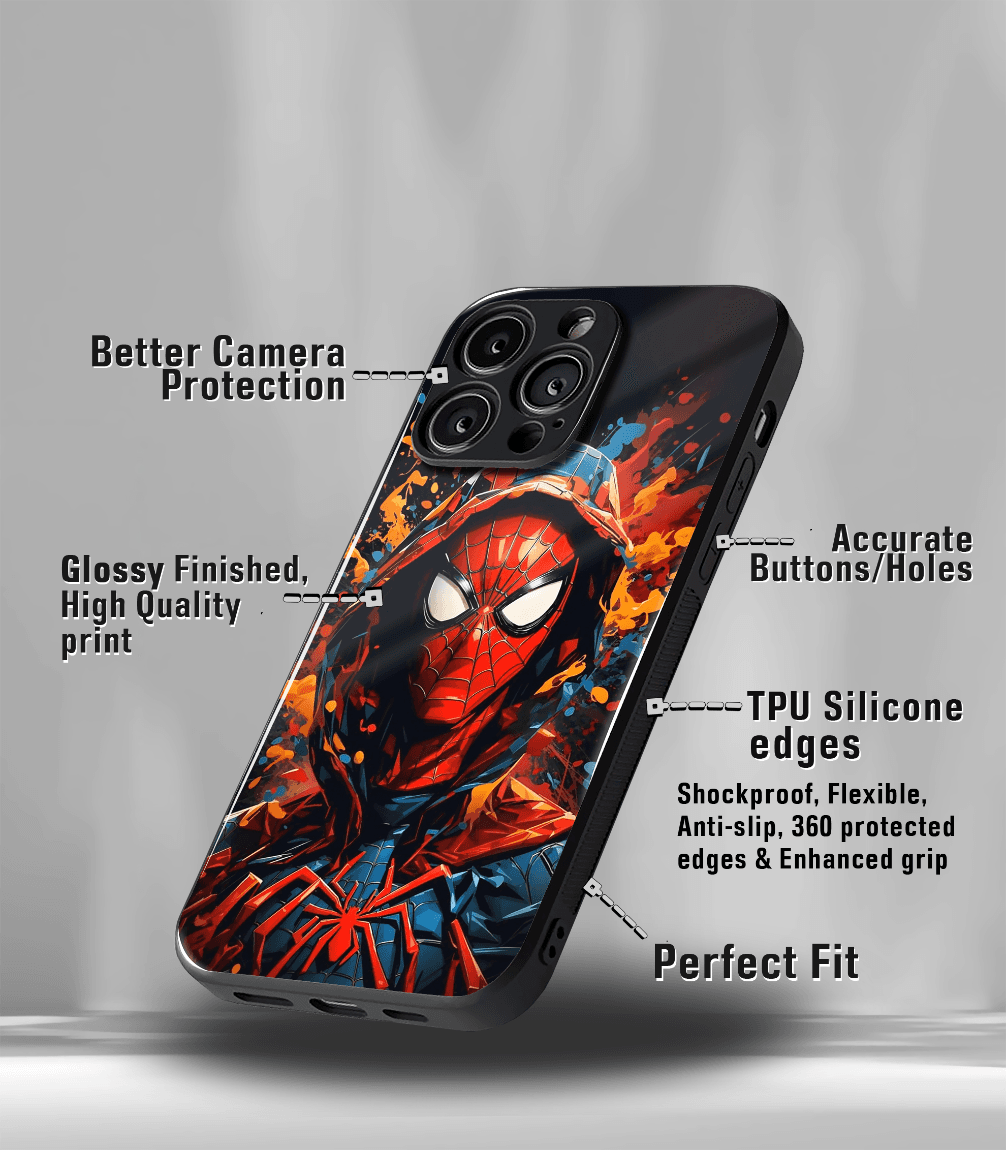 superhero edition premium glossy phone case compatible for all phone models!