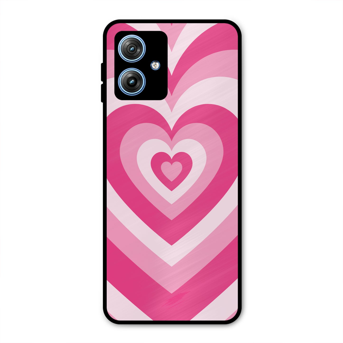 PINK RED HEART Y2K AESTHETIC PREMIUM GLOSSY PHONECASE FOR MOTOROLA G54
