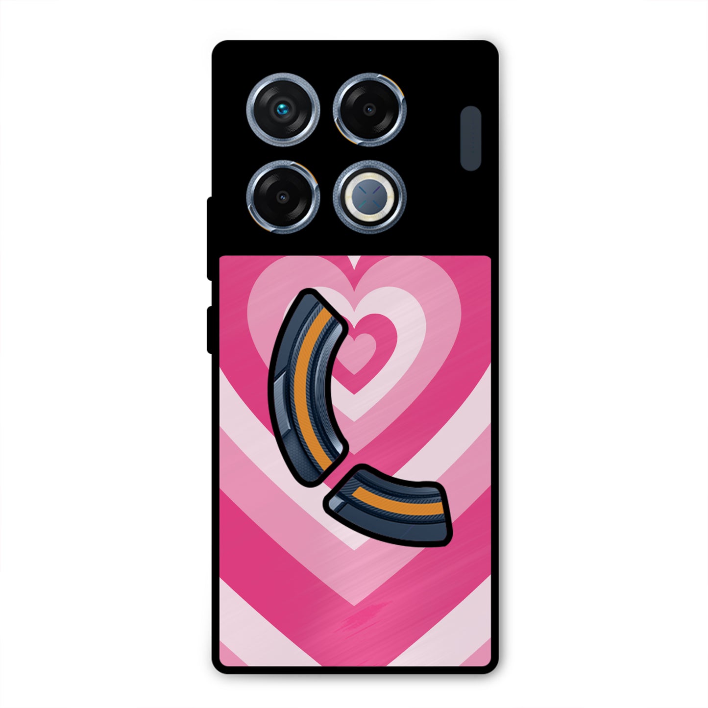 PINK RED HEART Y2K AESTHETIC PREMIUM GLOSSY PHONECASE FOR INFINIX GT 20 PRO
