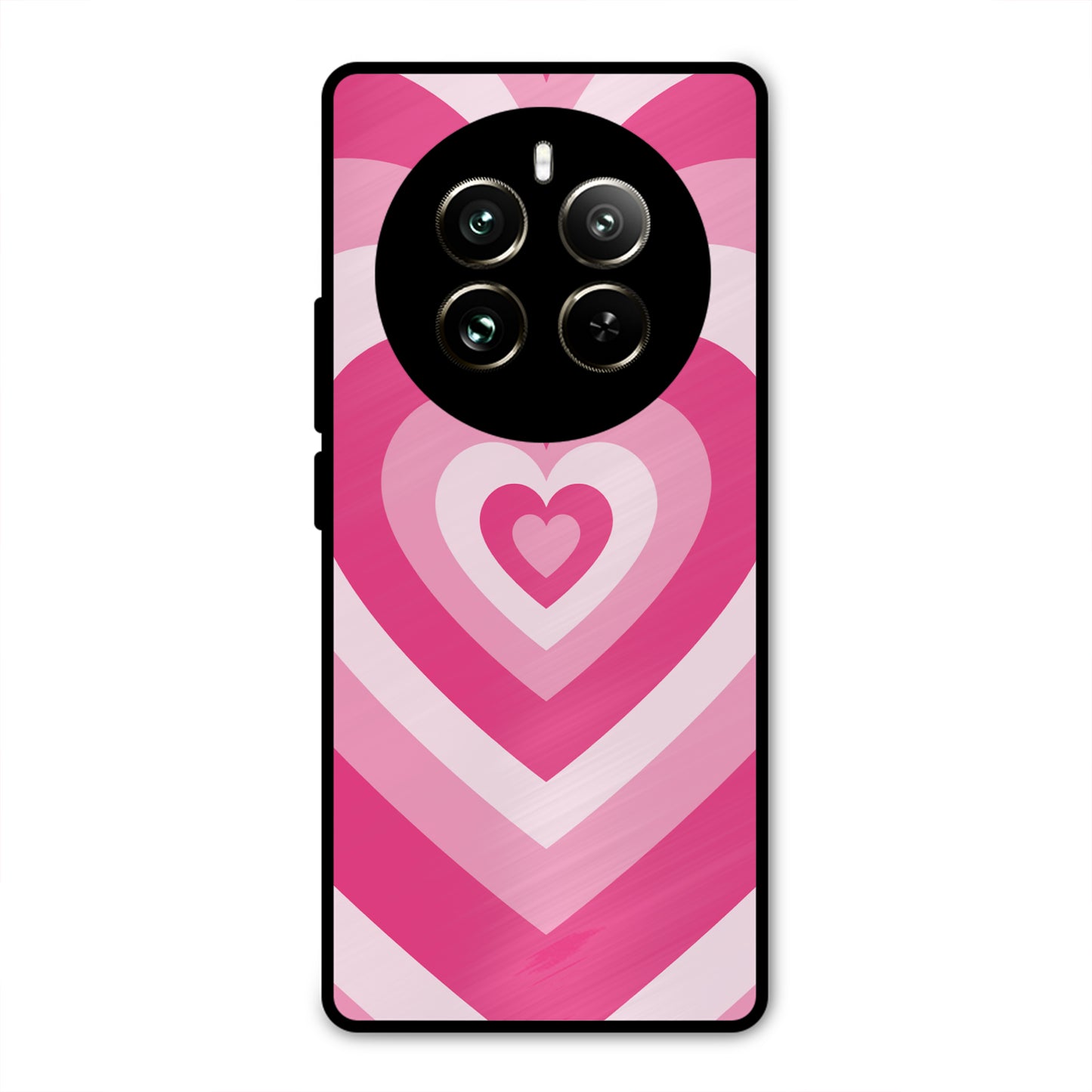 PINK RED HEART Y2K AESTHETIC PREMIUM GLOSSY PHONECASE FOR REALME 12 PRO