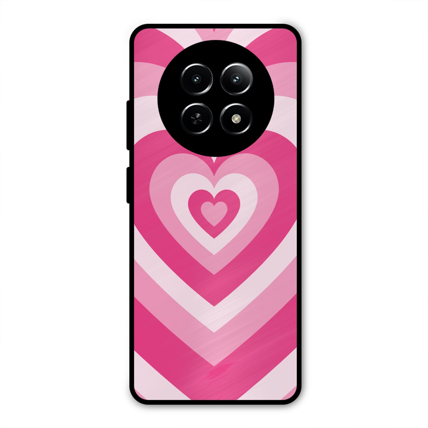 PINK RED HEART Y2K AESTHETIC PREMIUM GLOSSY PHONECASE FOR REALME 13