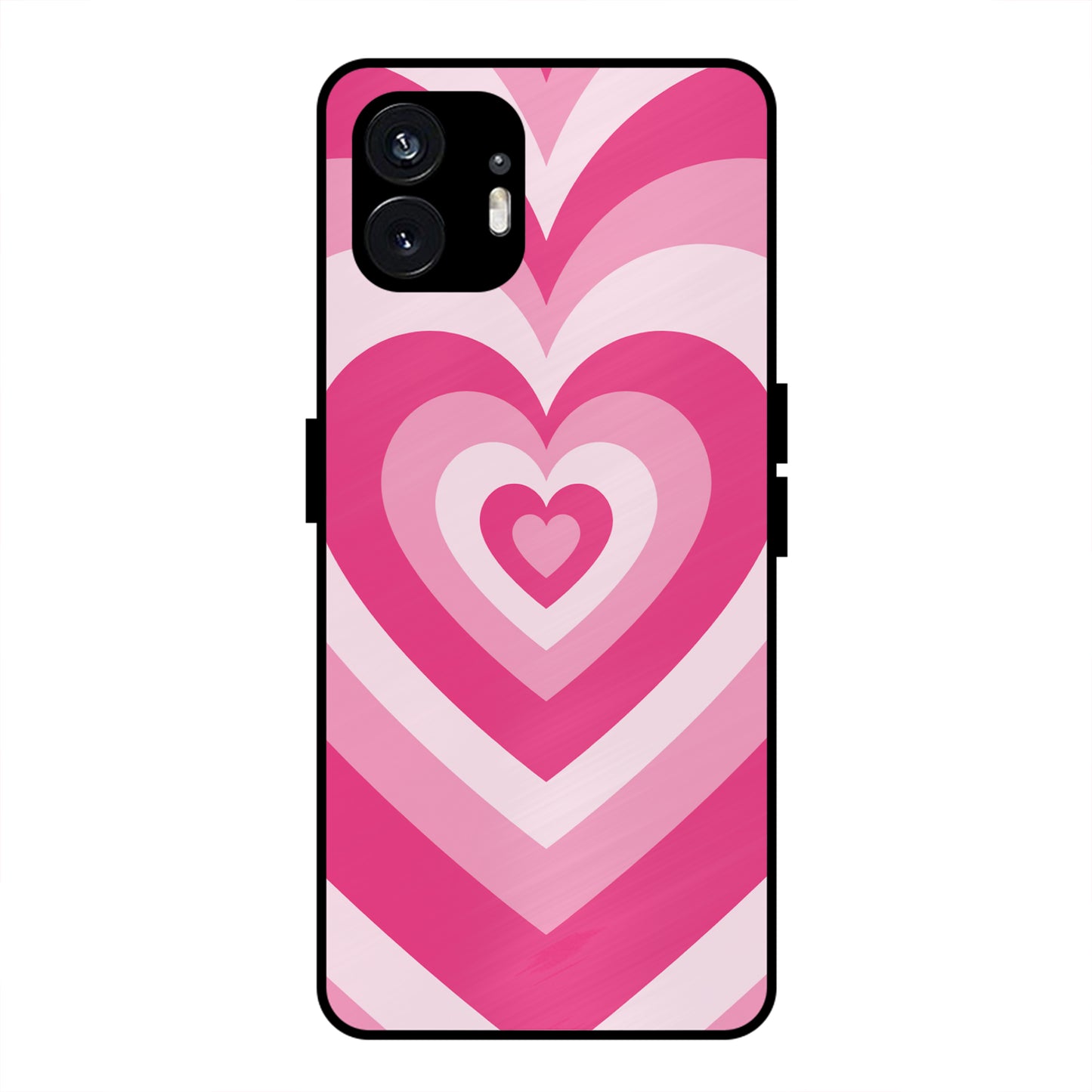 PINK RED HEART Y2K AESTHETIC PREMIUM GLOSSY PHONECASE FOR NOTHING 2