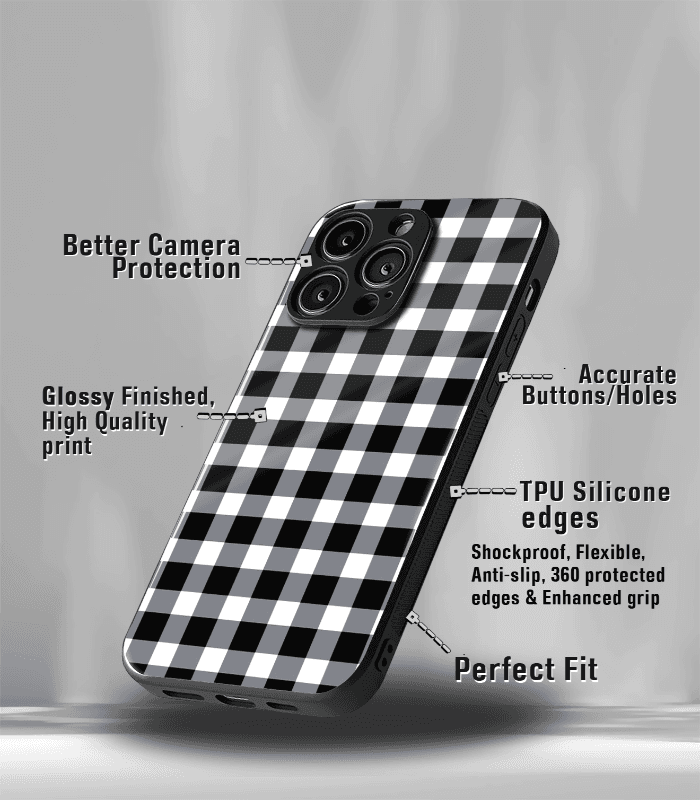 abstract & quirky pattern premium glossy phone case