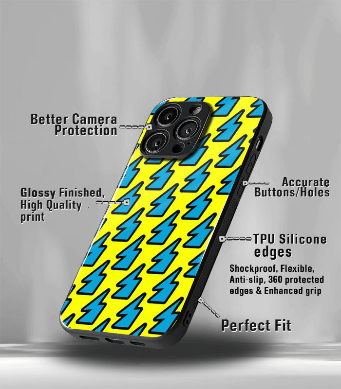 abstract & quirky pattern premium glossy phone case