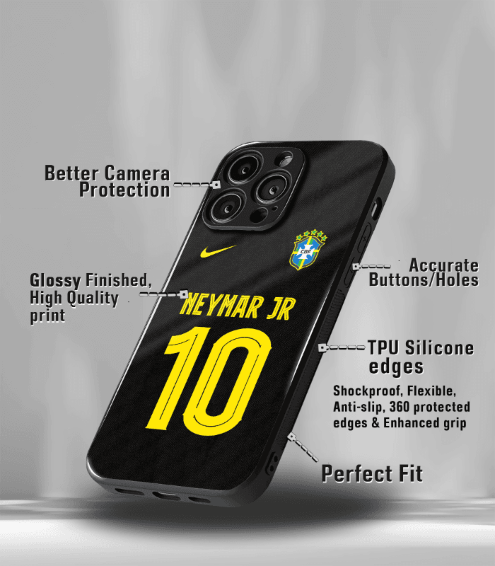 neymar junior kit edition premium glossy phone case.