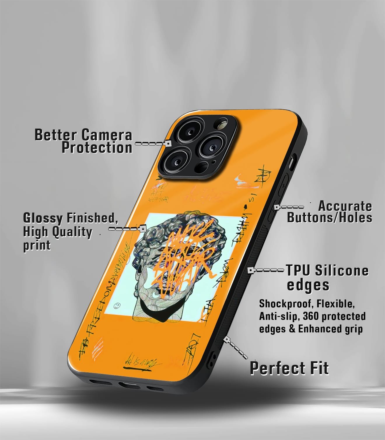 psych trippy premium glossy case compatible for every phone models.