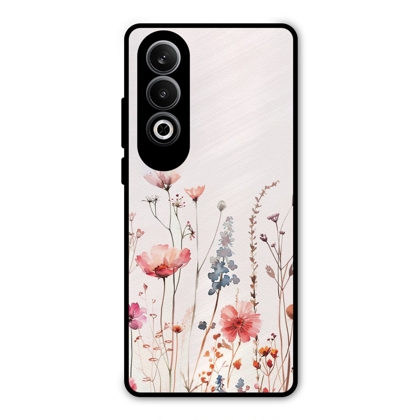 PINK PASTEL FLORAL PRINT AESTHETIC PREMIUM GLOSSY PHONECASE ONEPLUS NORD CE4