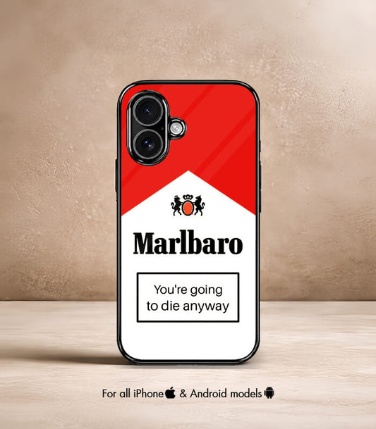 You're Going to Die Cigars Premium Glossy Phone Case