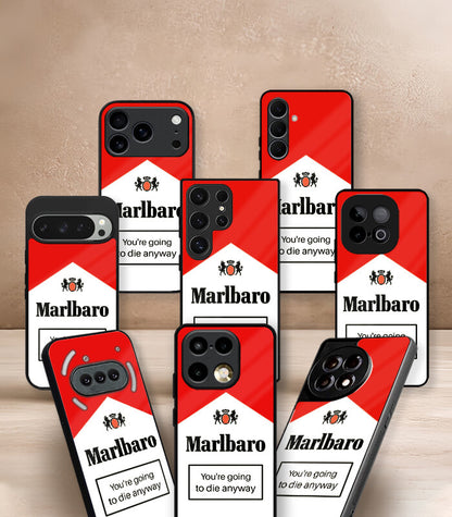 You're Going to Die Cigars Premium Glossy Phone Case