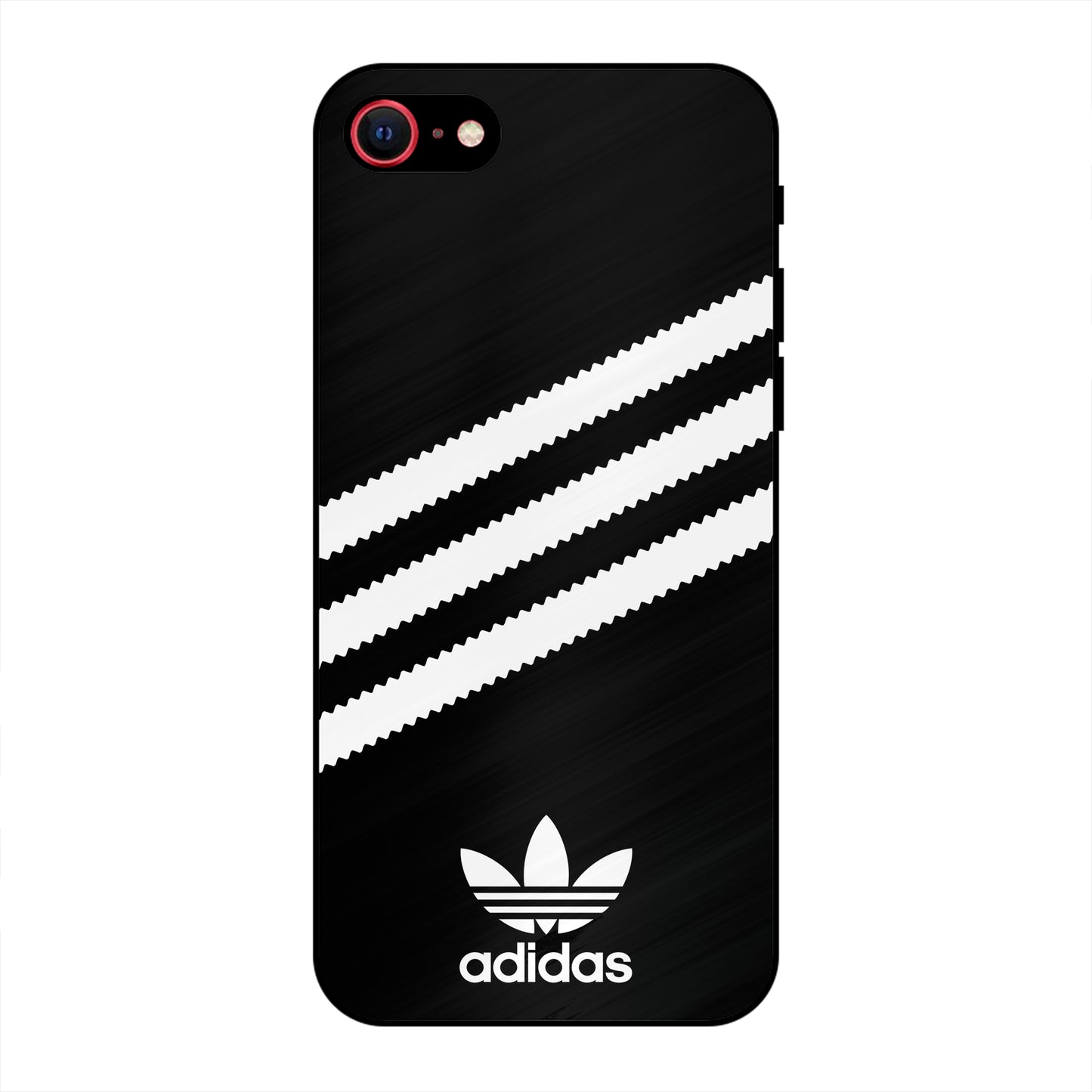 ADIDAS BLACK WHITE STRIPEWAVES PREMIUM GLOSSY PHONECASE FOR IPHONE 8