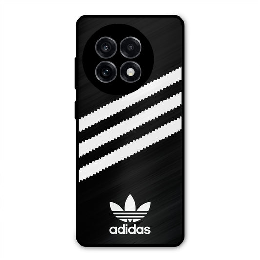 ADIDAS BLACK WHITE STRIPE WAVES PREMIUM GLOSSY PHONECASE FOR ONEPLUS 13R