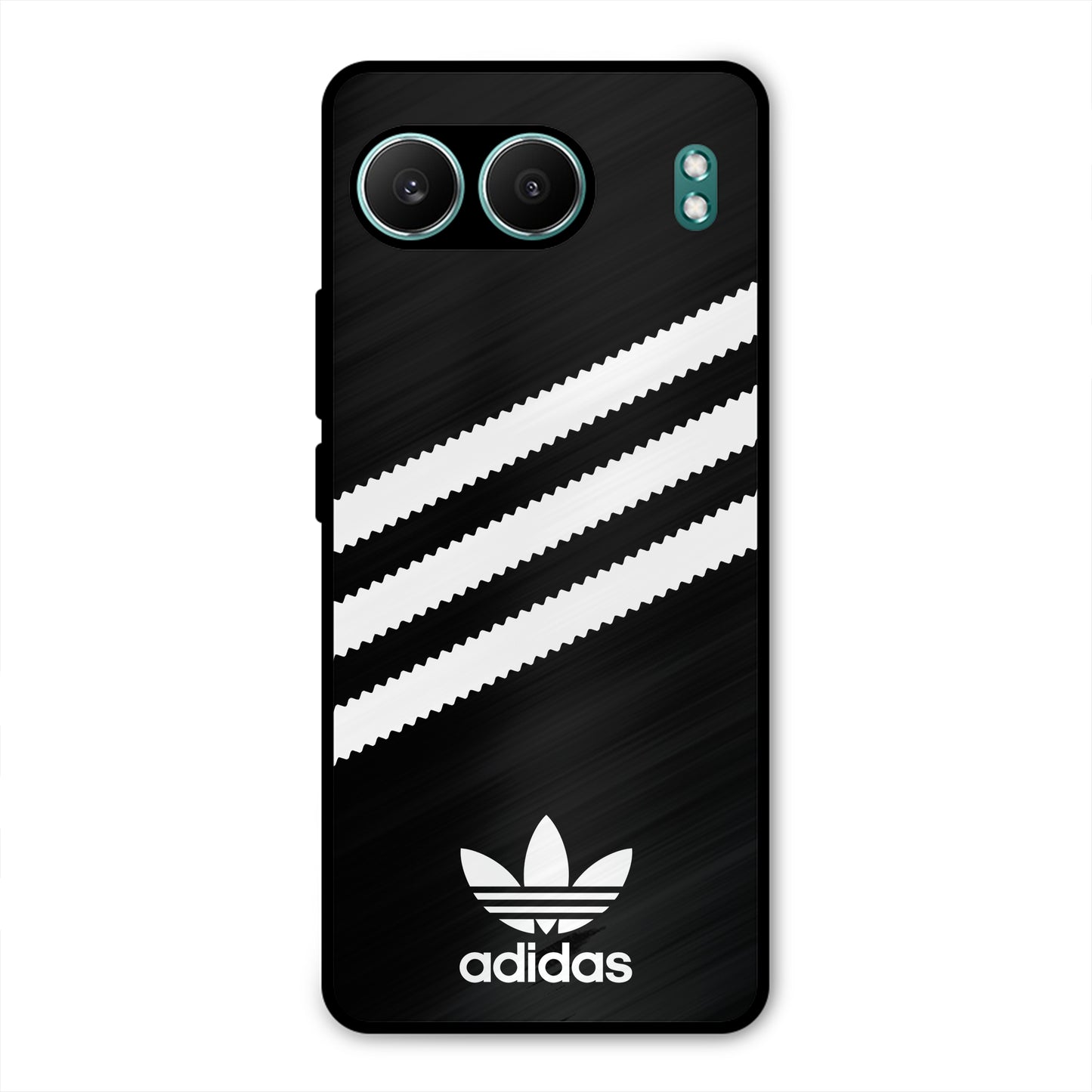 ADIDAS BLACK WHITE STRIPEWAVES NEW METAL COVER FOR ONEPLUS NORD 4