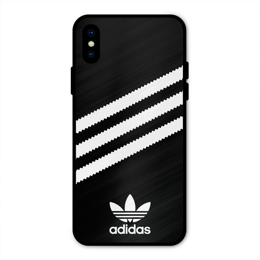 ADIDAS BLACK WHITE STRIPEWAVES PREMIUM GLOSSY PHONECASE FOR IPHONE X