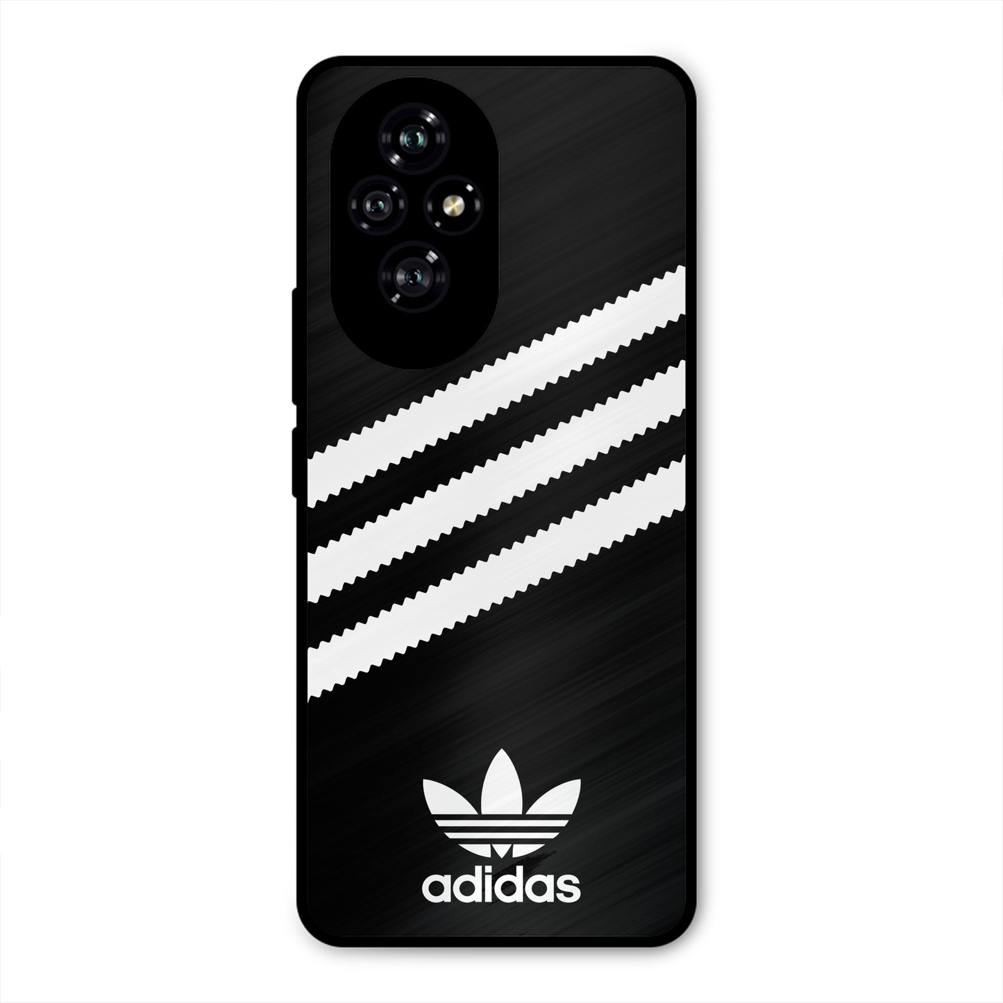 ADIDAS BLACK WHITE STRIPEWAVES NEW METAL COVER FOR HONOR 200 5G